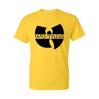 Afbeelding van Wu Tang Clan Logo Heren T shirt M Geel