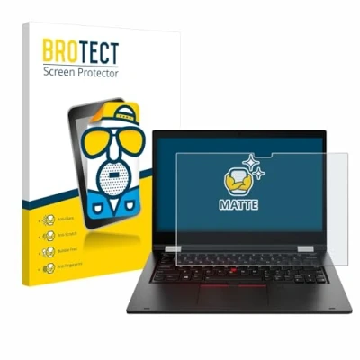 Afbeelding van BROTECT Antireflecterende Beschermfolie voor Lenovo ThinkPad L13 Yoga Anti Glare Screen Protector, Mat, Ontspiegelend