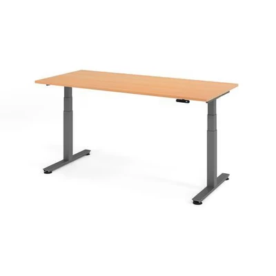 Afbeelding van XDSM 19 G Bureau Beuken 180 x 80 Tafelhoogte I Elektrisch in hoogte verstelbaar