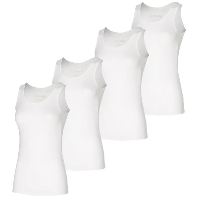 Afbeelding van 4 x Apollo Singlet Bamboo Wit maat XL