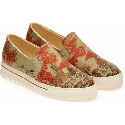 Afbeelding van GOBY Forever Love Ballerinas Sneakers Hoge kwaliteit Handmade Meisjesprint Maat 39