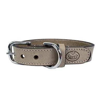 Afbeelding van Sazzz Halsband Hond Nomad Vintage Leer Beige 32 39X2 CM