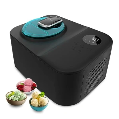Afbeelding van Cecotec IJsmachine met Compressor 1,2 L Gelacy 1200 Touch. 110 W, IJs Maker, Touchscreen, Controlevenster, Verwijderbare Motor, in 30 minuten