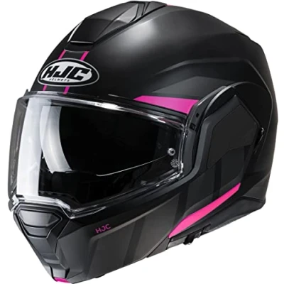Afbeelding van HJC i100 Beis Helm, zwart donkerrood, afmeting XS 54 55 voor man