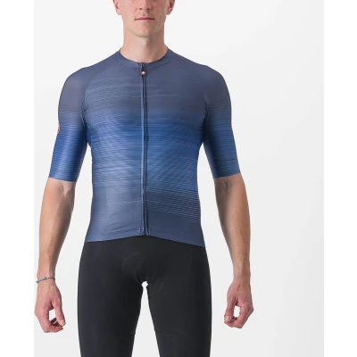 Afbeelding van Castelli Aero Race 6.0 Jersey Met Korte Mouwen Blauw M Man