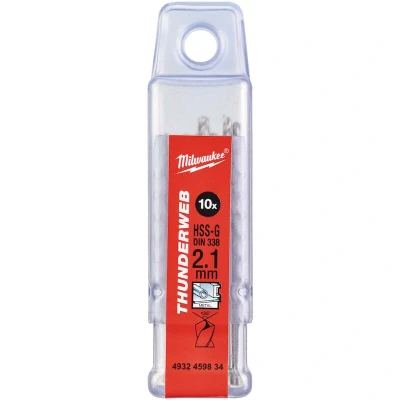 Afbeelding van Metaalboor Hss G Thunderweb 2,1 X 49 Mm (10 Stuks)