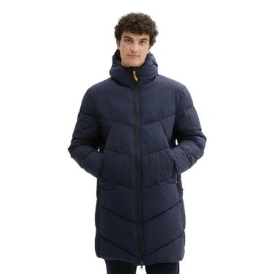 Afbeelding van TOM TAILOR Denim Heren 1041777 Parka, 10668 Sky Captain Blue, M, M