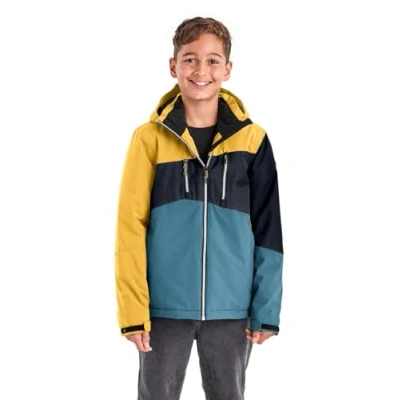 Afbeelding van killtec jongens Outdoorjack/functioneel jack met capuchon KOW 204 BYS JCKT, burned yellow, 164, 38686 000