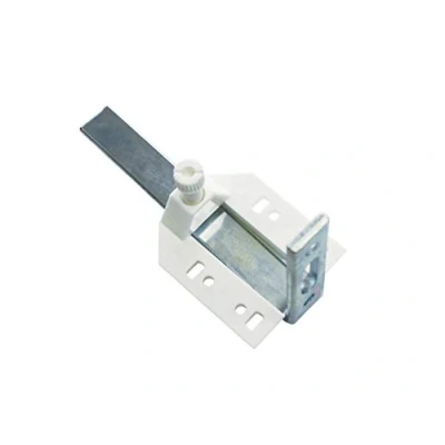 Afbeelding van Gardinia Hoeksteun voor wandmontage van gordijnrails, 2 sets, incl. montagemateriaal, lengte: 10 cm, metaal/kunststof, wit