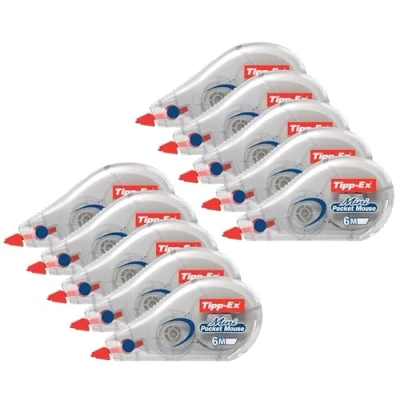 Afbeelding van Tipp Ex 10x 932564, wit, 10 stuks multipack