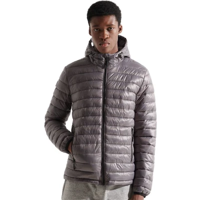 Afbeelding van Superdry Shine Fuji Jas Grijs L Man