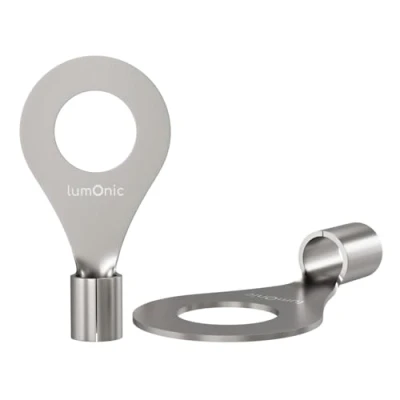 Afbeelding van Lumonic 25x crimp terminals blank 1,5 2,5mm² I M6 ongeïsoleerd kabelschoenen M6, buiskabelschoen 1,5mm2 2,5mm2 ringogen, conne