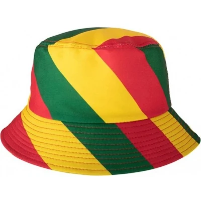Afbeelding van Vissershoedje Rood/Geel/Groen Carnaval Limburg One Size Een Stuk