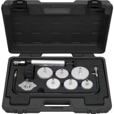 Afbeelding van KS Tools, Voertuig gereedschap, Koelsysteem tester vrachtwagen, 9 stuks.
