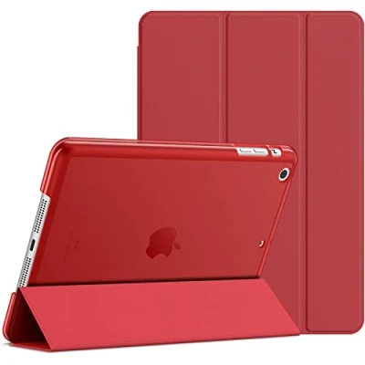 Afbeelding van JETech Hoes voor iPad mini 1 2 3, Standaard Functie en Automatisch Wekken/Slapen (Rood)