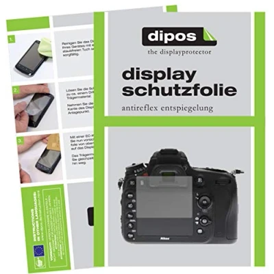 Afbeelding van dipos I 2x Beschermfolie mat geschikt voor Nikon D610 Folie screen protector