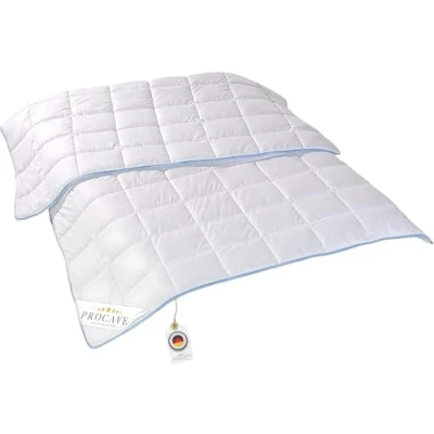 Afbeelding van PROCAVE TopCool kwaliteit dekbed voor de zomer 155x200cm, zacht comfort dekbed, kookbestendig ademend &amp; warmtecompenserend 100% uit Duitsland