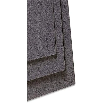 Afbeelding van Clairefontaine 296009C Pastelmat papier, 5 vellen, speciale kaart voor droge pastels, 70 x 100 cm, 360 g, antraciet