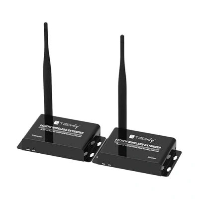 Afbeelding van Techly 50m Draadloze HDMI Extender Volledig (50 m, USB 3.2 Gen 1), kabel