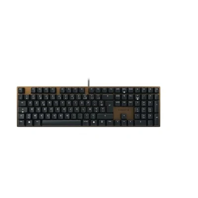 Afbeelding van CHERRY KC 200 MX, mechanisch kantoortoetsenbord, Duitse indeling (QWERTZ), elegant ontwerp met geanodiseerde metalen plaat, bedraad, MX2A SILENT RED schakelaars, Wit/Zilver