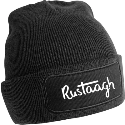 Afbeelding van Rustaagh muts beanie heren dames mutsen winter zwart voor zwarte