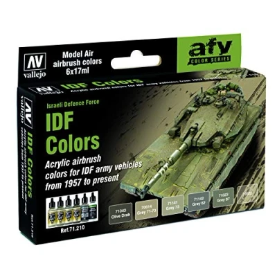 Afbeelding van Vallejo Model Air Set IDF Army Colors, 17 ml (Pack van 1)
