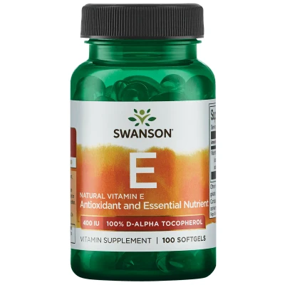 Afbeelding van Swanson Health Vitamine E Natural 400IU 100 softgels