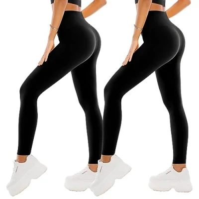Afbeelding van SINOPHANT Legging met Hoge Taille Voor Vrouwen Boterachtig Zacht Niet Transparante Buikcontrole, Plus maat Workout Gym Yoga Rekbare Broek