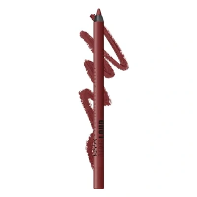 Afbeelding van NYX Line Loud Lip Pencil lippotlood voor zacht aanvoelende, gladde lippen No Wine in