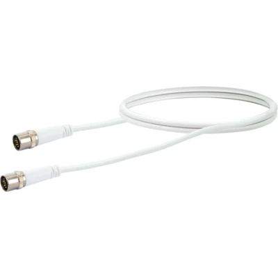 Afbeelding van Schwaiger Antenne, Satelliet Aansluitkabel [1x F quickstekker 1x quickstekker] 1.50 m 10 dB Viervoudig afgeschermd Wit