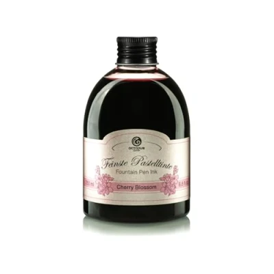 Afbeelding van Vulpeninkt pastelroze &quot;Cherry Blossom&quot;, schrijfinkt voor vulpen, penpunt en glazen penpunt, kalligrafische inkt, kalligrafie inkt in praktische 250 ml vulflacon