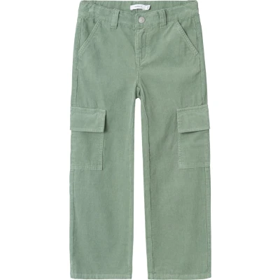 Afbeelding van Name it Nkfbella WIDE PANT Cargobroek voor kinderen, Maat: 140, Light green
