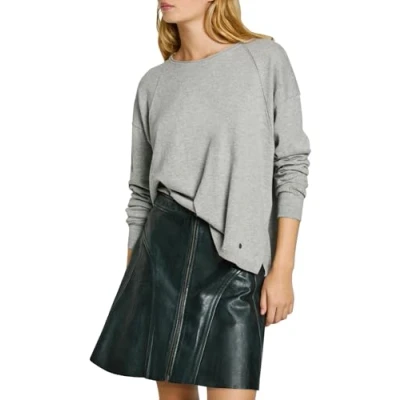 Afbeelding van Pepe Jeans Dames Isela ronde hals, gebreide kleding, grijs, M, Grijs (Lichtgrijs), M