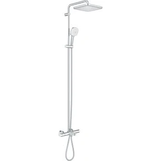 Afbeelding van GROHE Tempesta Cube 250 douchesysteem met badthermostaat