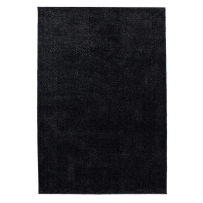 Afbeelding van Basics Effen Vloerkleed Antraciet Laagpolig 160x230 cm