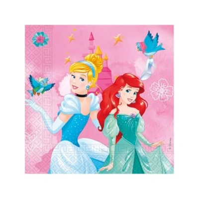 Afbeelding van Prinsessen Servetten Princess Live Your Story 33x33cm