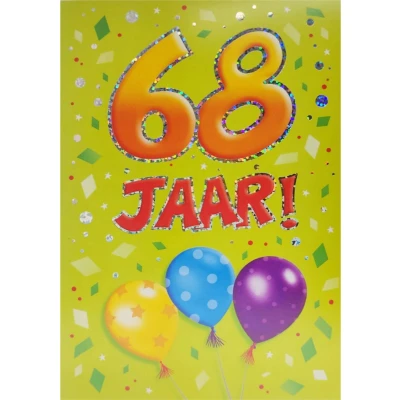 Afbeelding van Kaart That funny age 68 jaar AT1043 E