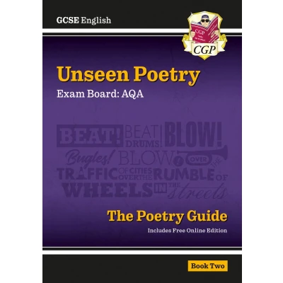 Afbeelding van GCSE English AQA Unseen Poetry Guide Book 2 includes Online Edition
