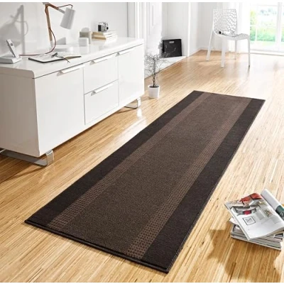 Afbeelding van Loper Heritage 80x400cm Bruin 123vloerkleed.nl is de online webshop voor vloerkleden en woonaccessoires.