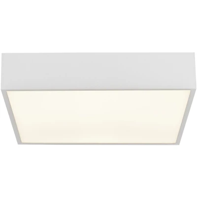 Afbeelding van Searchlight Badkamer plafondlamp Zeus vierkant wit 72370WH