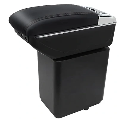 Afbeelding van Voor Berlingo 2010 2020 Armleuningen Dubbellaags Box Hand Consoles met bekerhouder