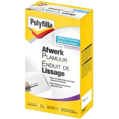 Afbeelding van Polyfilla Afwerkplamuur 2KG