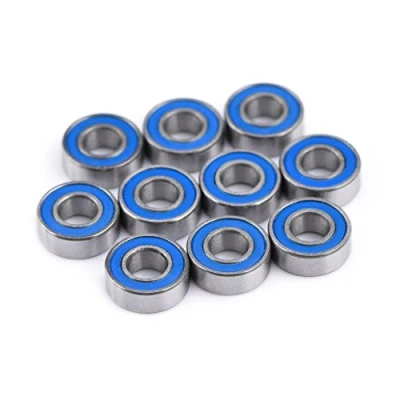 Afbeelding van kogellagers, MR115 2RS afgeschermde miniatuurkogellagers, 5 x 11 4 mm, miniatuur metaal, dubbel afgeschermd, lagers voor elektromotor, 3D printer, quadcopter, modelbouw