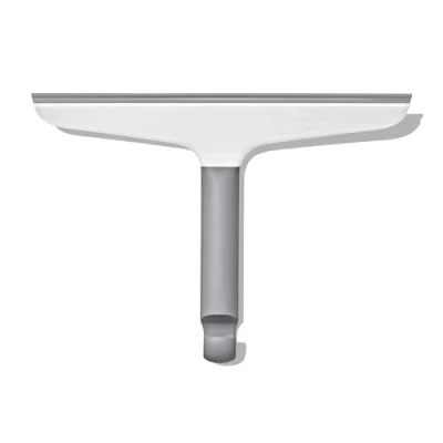 Afbeelding van OXO Good Grips Multifunctionele trekker met haak Flexibel siliconen blad voor streeploos drogen 25 cm breed Handvat antislip Ideaal doucheglas, spiegels, tegels en ramen