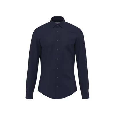 Afbeelding van Seidensticker Zakelijk overhemd, Heren, Maat: 39, Dark blue
