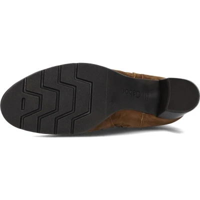 Afbeelding van Gabor 073 Enkellaarsjes Enkelboots met rits Dames Cognac Maat 35,5