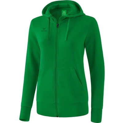 Afbeelding van Erima Sweatjack met capuchon dames smaragd