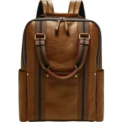 Afbeelding van FOSSIL Vrije tijd Rugzak met laptopvak Houston Backpack Dark Brown Bruine