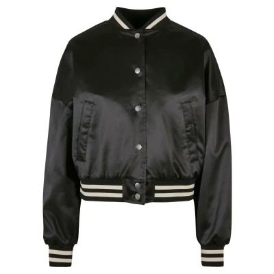 Afbeelding van Urban Classics Oversized Bomberjacks, Dames, Maat: 5XL, Black