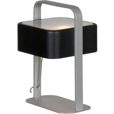 Afbeelding van Linea Verdace Tafellamp Quadro Alu Zwarte Kap